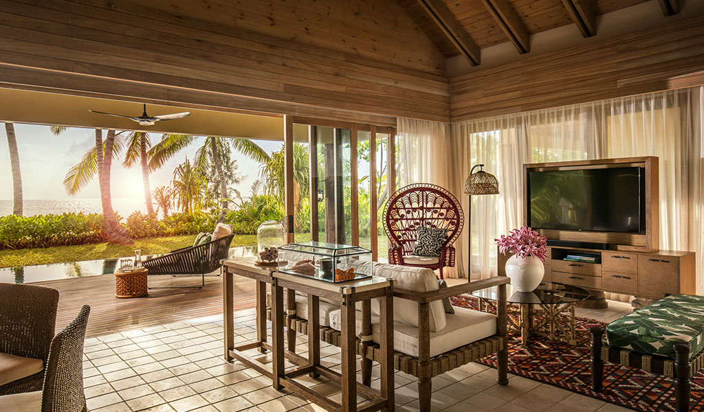 Die Villen sind allesamt sehr großzügig geschnitten. Foto: Four Seasons